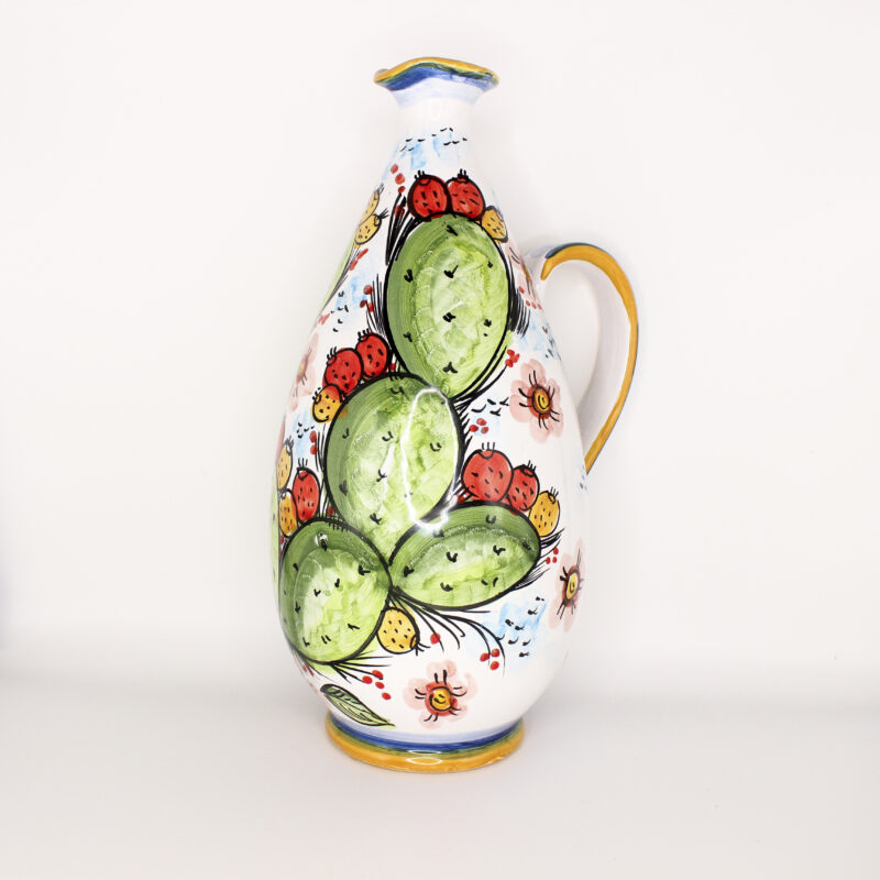 Oliera in ceramica di Caltagirone