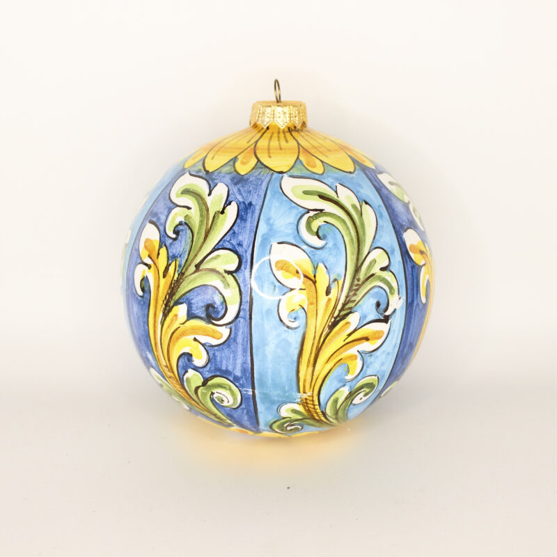 Palla di natale in ceramica di Caltagirone