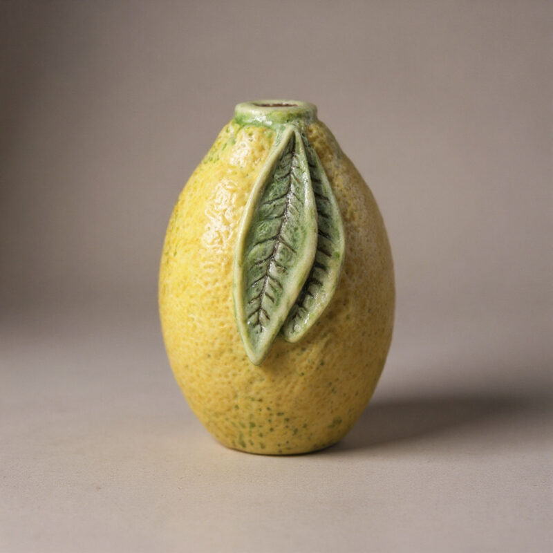 Profumatore in ceramica a forma di limone